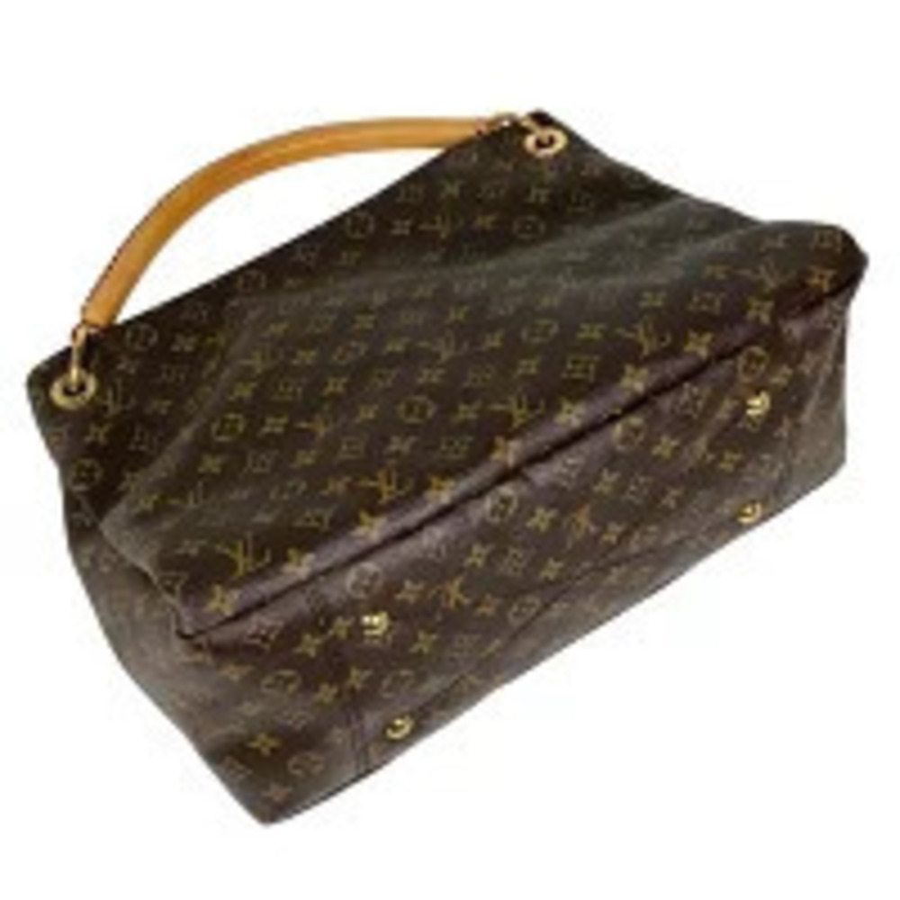 Louis Vuitton Artsy Hobo Brown Bag Monogram Brown